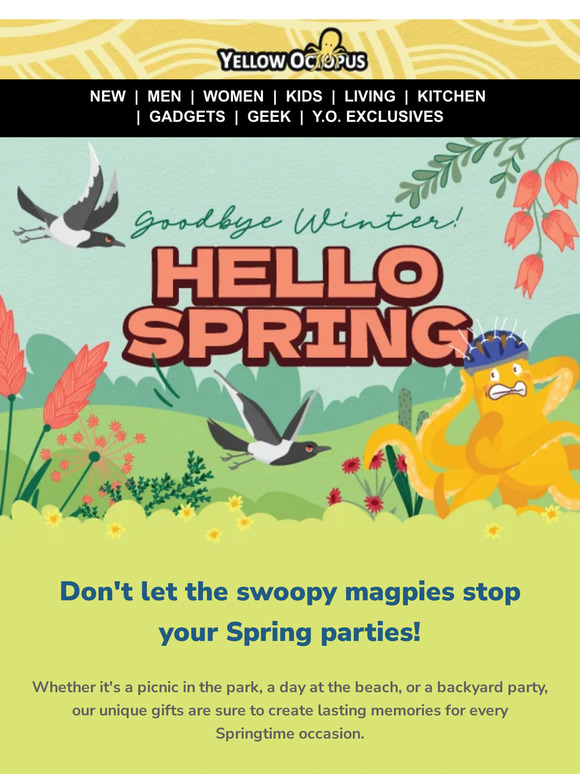 Springtime Joy at Yellow Octopus! 🌈🌻
