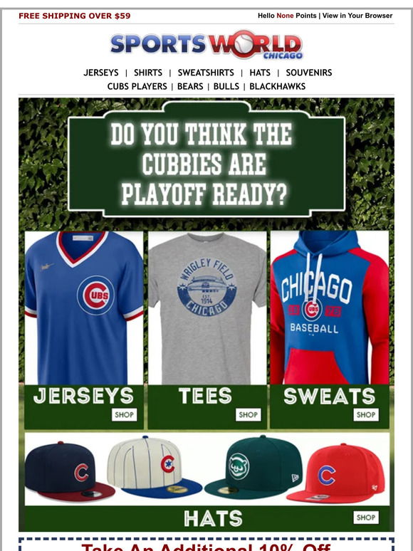 Chicago Cubs Alpha Industries 1914 Pinstripe T-Shirt