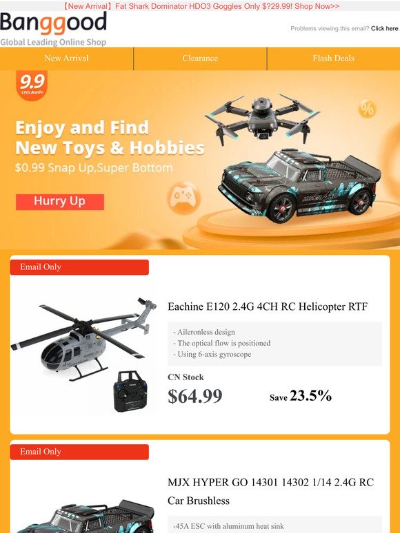 【$0.99 Snap Up】Find & Enjoy New Toys & Hobbies! Low Budget Up To 85% Off >>