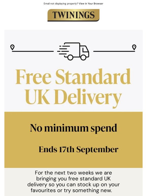 Free UK standard delivery