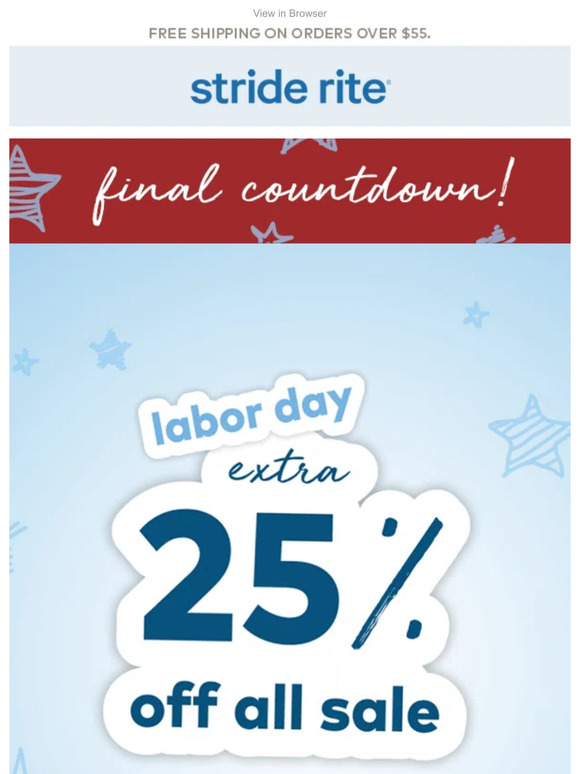 🆘 FINAL HOURS! EXTRA 25% OFF! 🆘