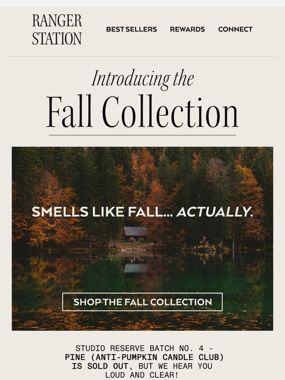 INTRODUCING: The Fall Collection 🍂