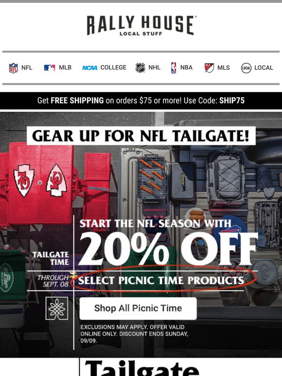 Gear Up For Football This Fall With Rally House Philadelphia