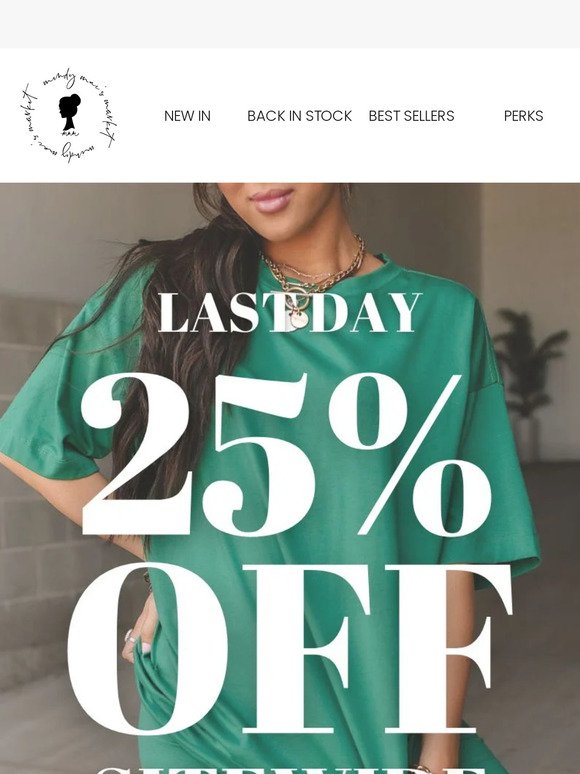 25% Off Labor Day Sale Ends Tonight!
