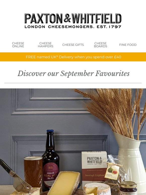 Discover our September Favourites Hamper at P&W