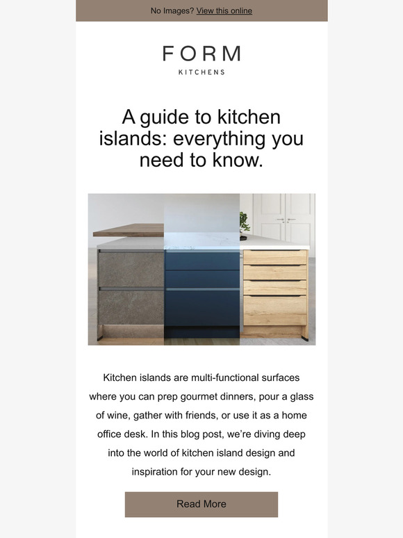 FORM Kitchens A guide to kitchen islands. Milled