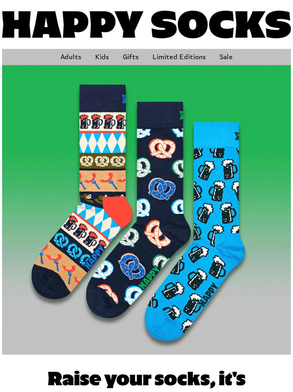 Good Luck Sock Men's Oktoberfest Socks, Adult