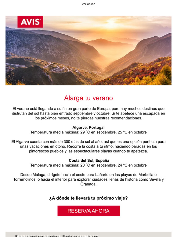 ¡El verano aún no ha terminado!