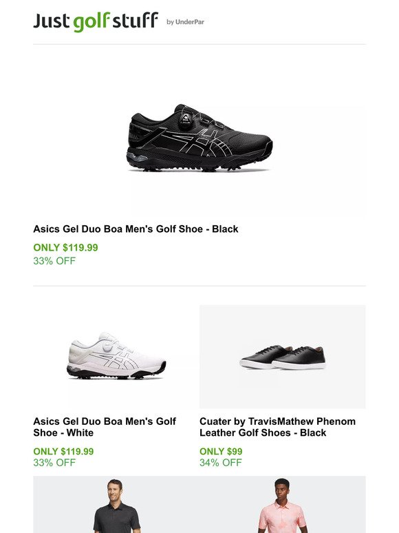 Asics Boa Golf Shoes on Sale! Save 33%
