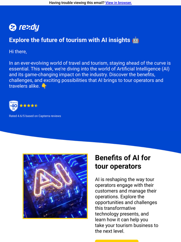 Hi there, discover the exciting possibilities AI brings to the tourism industry 🌍🤖