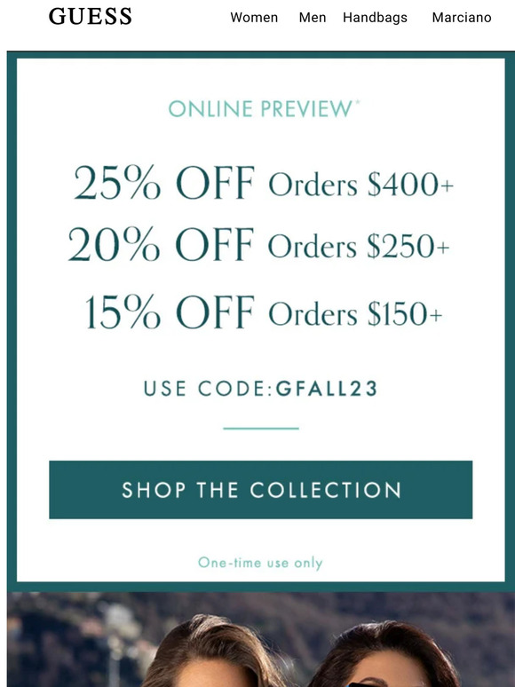 GUESS? Email Newsletters Shop Sales, Discounts, and Coupon Codes