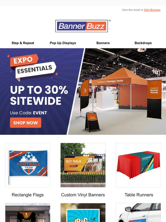 Discover Deals: Expo Essentials at Up to 30% Off