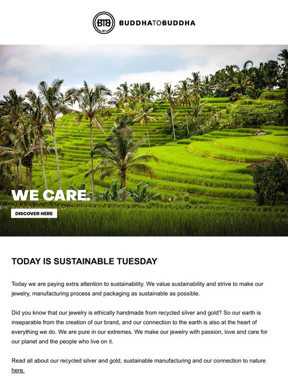 Today we celebrate Sustainable Tuesday 🌍️