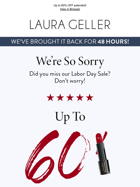 🚨 Back for 48 Hours ONLY 🚨