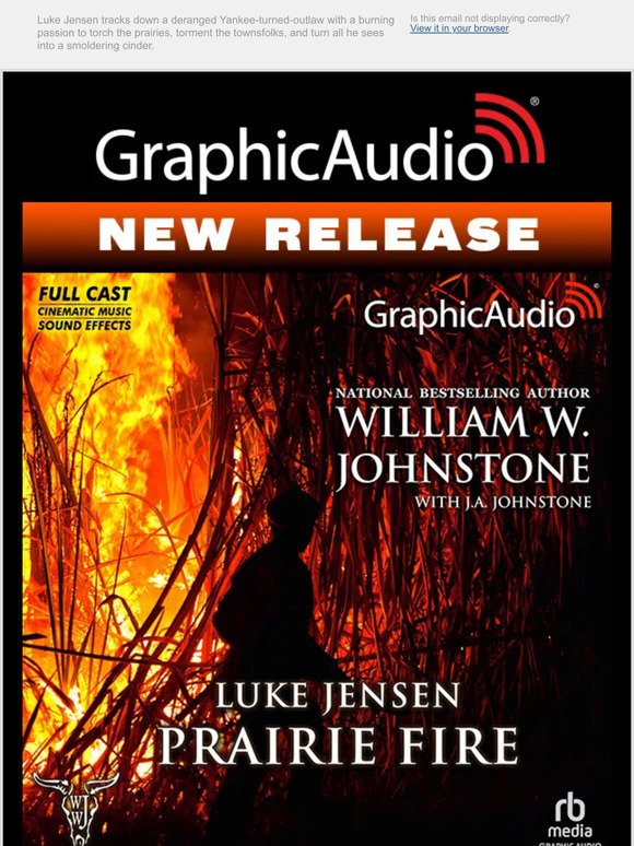 New Release! Luke Jensen 9: Prairie Fire by William W. Johnstone 🔥