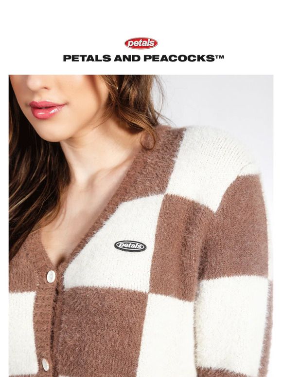 Feel the fuzz - Checkmate Cardigan here!