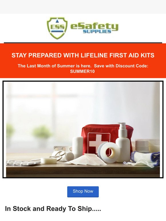 Stay Prepare with Lifeline First Aid Kits