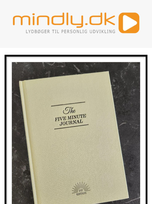 Nyhed på shoppen - Five Minute Journal Fit Edition