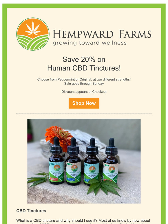 Save on Human CBD!