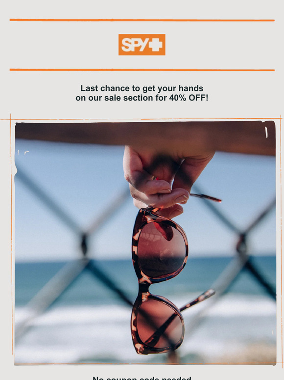 40% OFF SALE ENDS TONIGHT