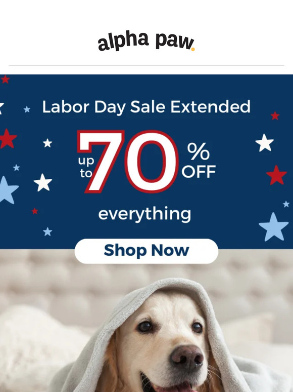 Sale Extended: Labor Day Sale is still on 🇺🇸
