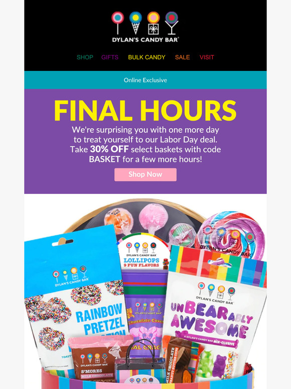 Surprise! One More Day For 30% OFF 🎉🧺