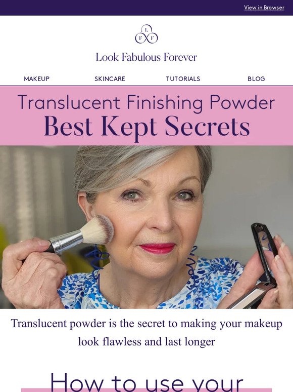 Translucent Powder: Best Kept Secrets