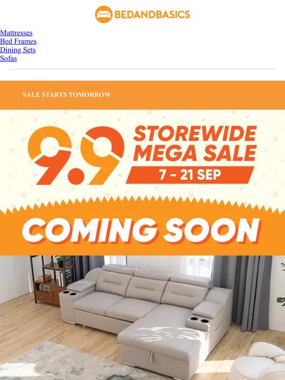 9.9 Storewide Sale Starts Tomorrow 🤯