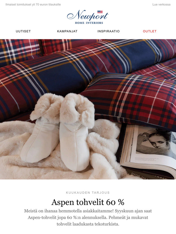 Kuukauden tarjous 60 % alennuksella