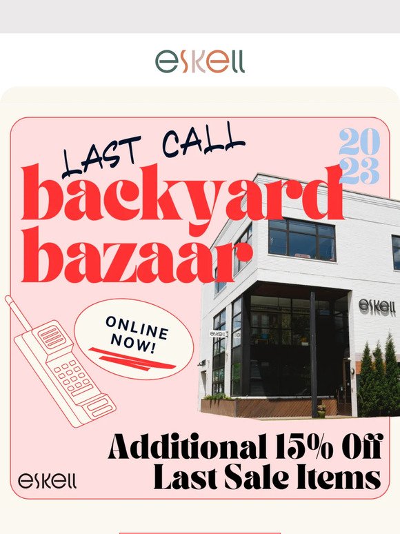 LAST CALL Backyard Bazaar Online Now ‼️