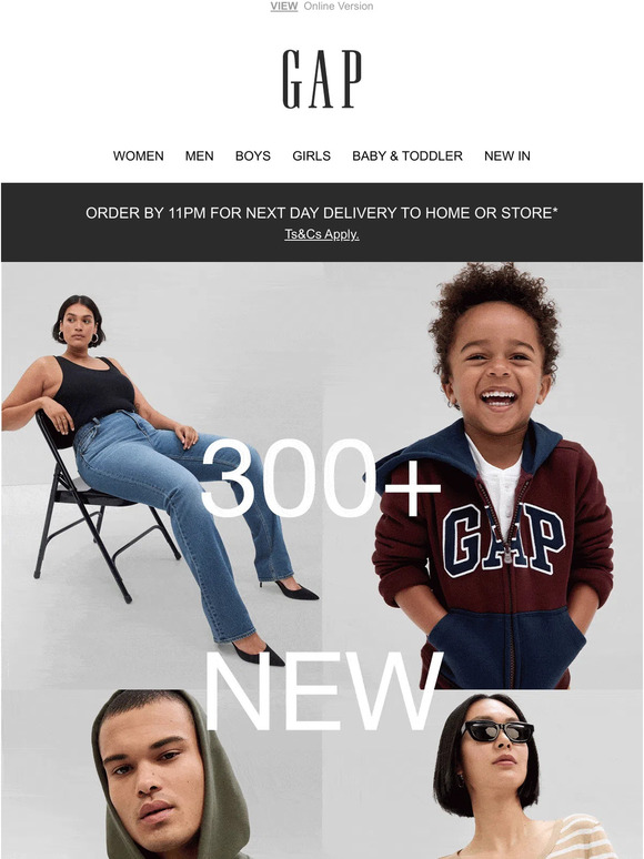 300+ new styles have JUST dropped