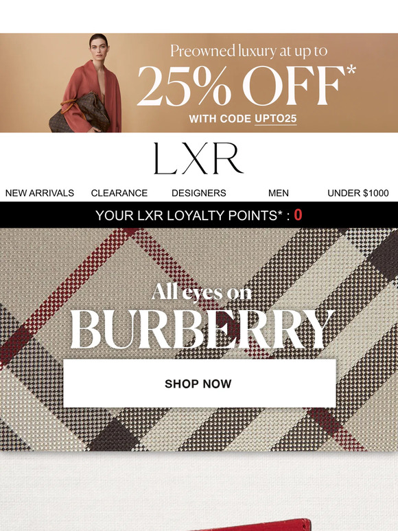 British heritage with Burberry