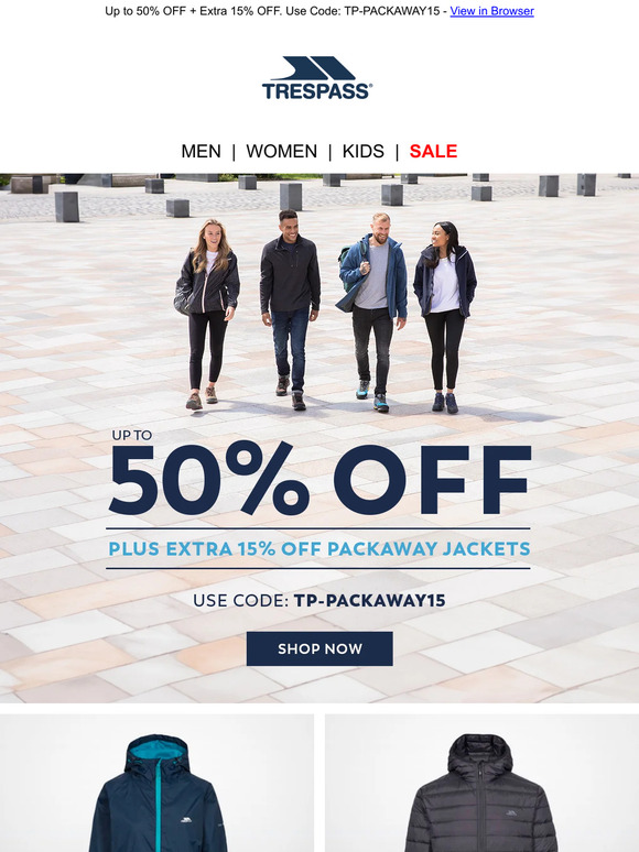 From £12.99 | Packaway Jackets