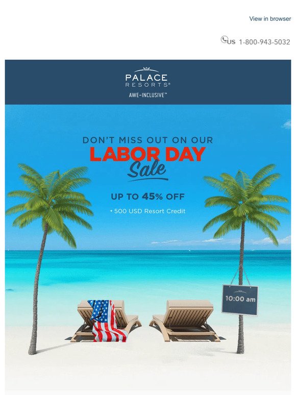 — ⏰ Almost Over: Labor Day Splendor Nearly Gone