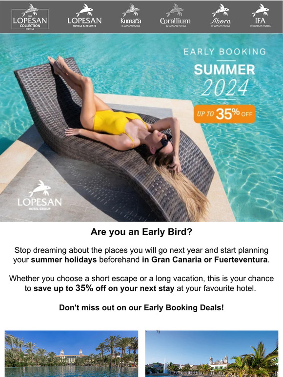 📢 Summer Early Bird Deals are here ☀️
