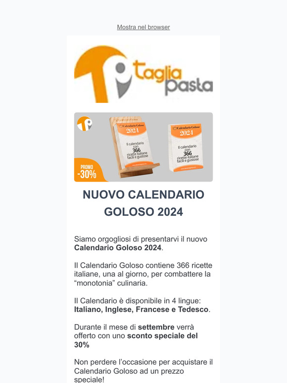⚡ Calendario Goloso 2024 - promo lancio -30%