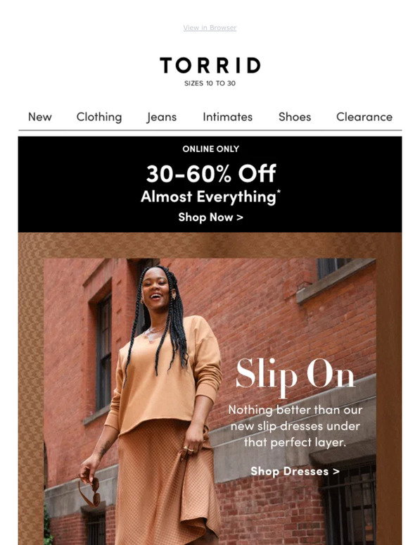 Don't miss the Semi-Annual Clearance Sale happening in-store now at @Torrid  in the #Streets of Brentwood take an extra 50% off…