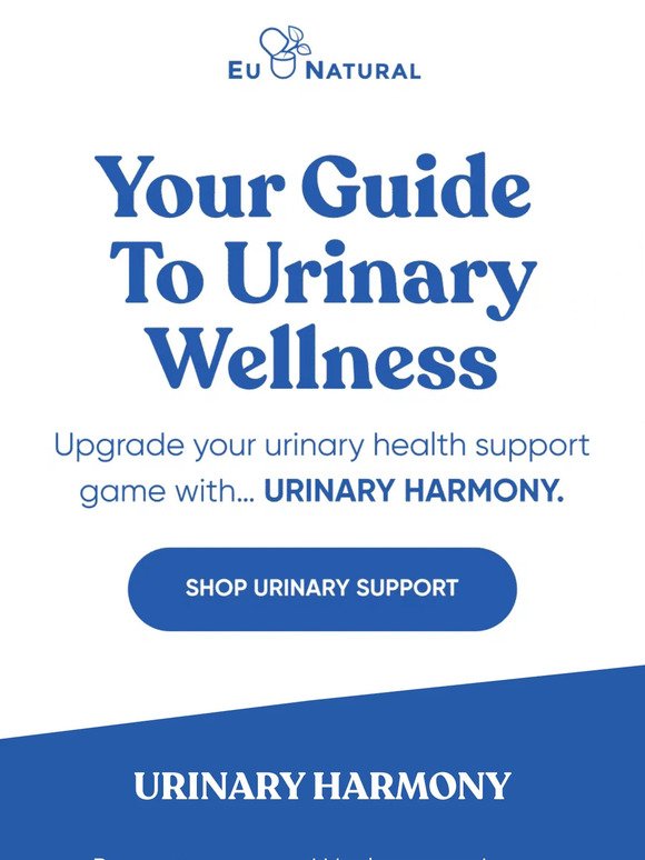 The A to Z of urinary wellness