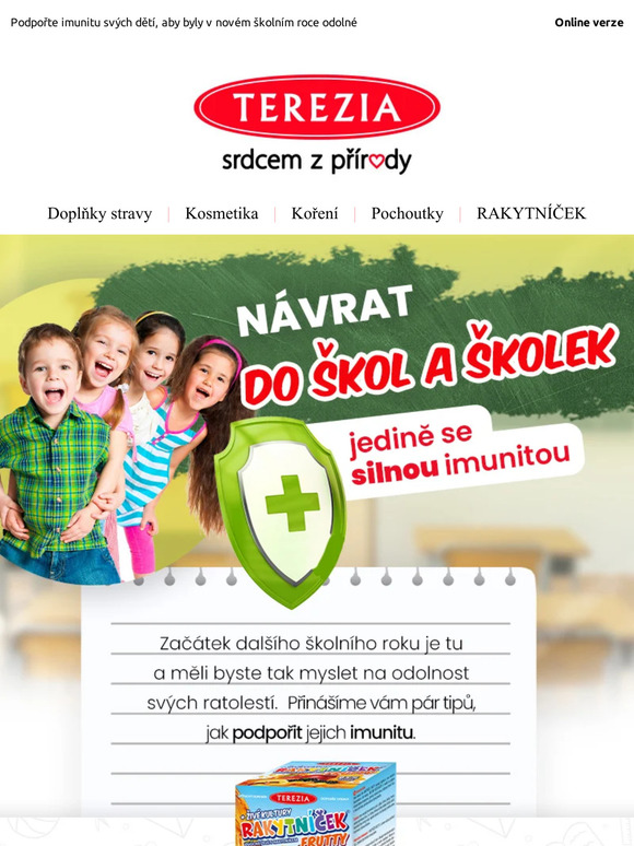 Zpátky do škol(k)y se silnou imunitou
