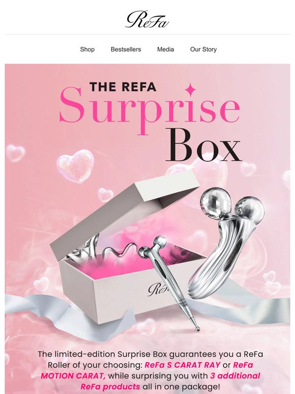 Unwrap Joyful Surprises with ReFa Surprise Box! 🎀🎁