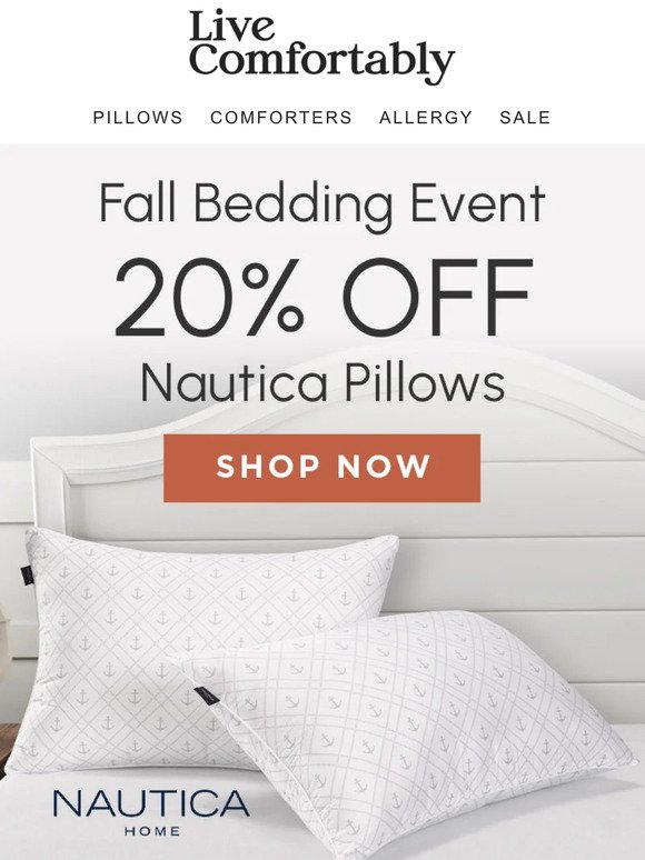 The Nautica Fall Bedding Event is Here!