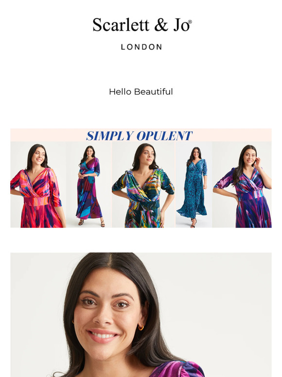 Scarlett & Jo: 👗⭐ LIMITED EDITION - A Scarlett & Jo Iconic Print Gown ⭐