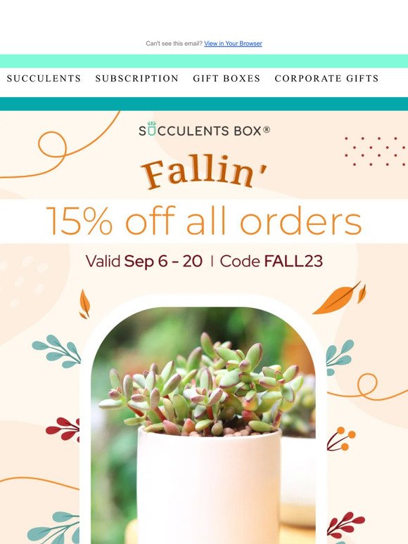 Enjoy Fall with a Green Makeover - 15% Off