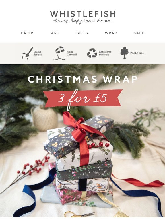 Get wrapped up for Christmas | Shop our brand new gift wraps 🎁