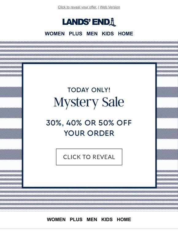 Mystery Sale, today only!