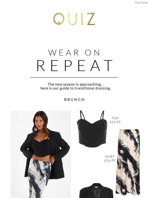 Wear on repeat 🤍