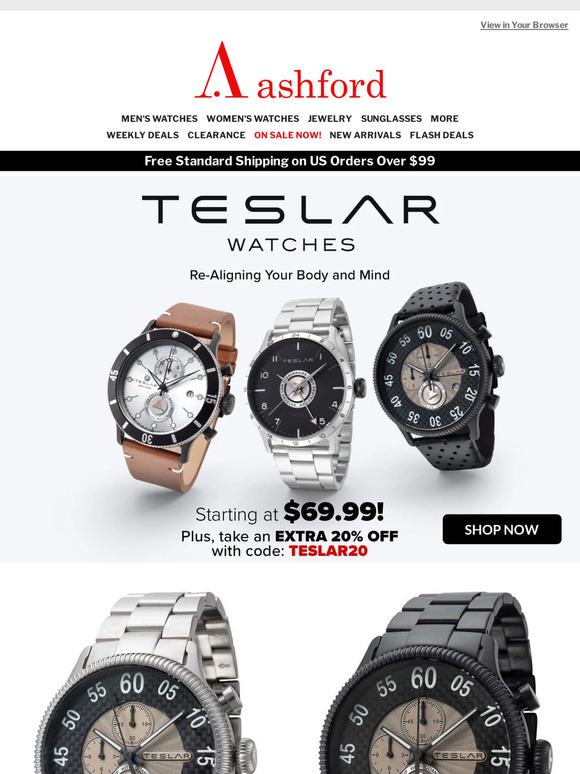 Deep Discounts on TESLAR & BURBERRY