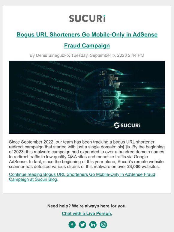 Bogus URL Shorteners Go Mobile-Only in AdSense Fraud Campaign