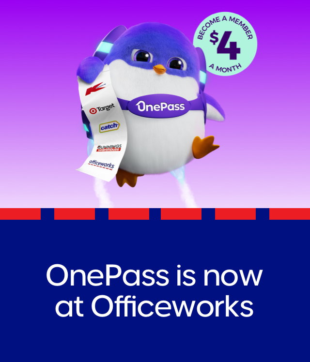 OnePass is now at Officeworks