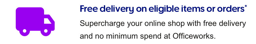 Free delivery on eligible items or orders*